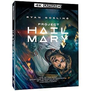 Pre-Order: Project Hail Mary (4K Ultra HD) $27.95