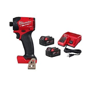 Milwaukee M18 FUEL SURGE Brushless 1/4" Impact w/ 2x 5 Ah Battery & Charger $199 + Free S&H