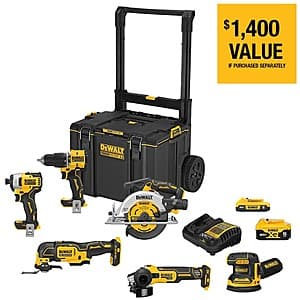 DEWALT 20V MAX 6-Tool ToughSystem Lithium-Ion Cordless Combo Kit $499 + Free Shipping