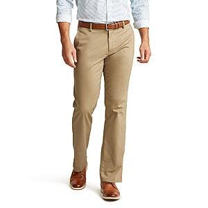 Dockers Men's Straight Signature Lux Cotton Stretch Pants (New British Khaki) $15 