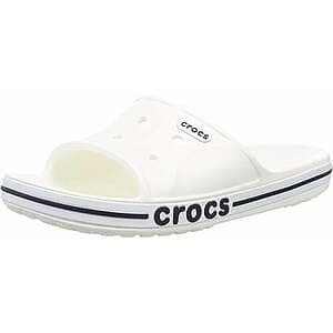 Crocs Men's & Women's Slide or Flip Sandals (Various Colors) $15