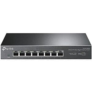 8-Port TP-Link 2.5 Gigabit Unmanaged Ethernet Switch + 10% Back w/ Prime Card $55 + Free S&H