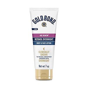 7oz. Gold Bond Age Renew Retinol Overnight Body & Face Lotion $3.20 w/ Subscribe & Save