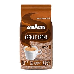 Select Accts: 2.2-Lb Lavazza Whole Bean Crema e Aroma Medium Coffee Blend $14.65 w/ S&S
