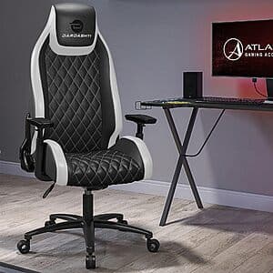 Atlantic High Back Ergonomic Racing Gaming Chair (Arctic White) $62.65 + Free Shipping