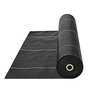 6' x 100' VEVOR Heavy Duty Woven PP Weed Barrier Landscape Fabric $17.05
