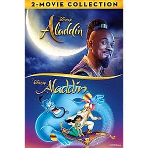 Disney's Aladdin: Signature Collection (1992) + Aladdin (2019) (4K UHD Digital Film; MA) $8.99 via Microsoft Store