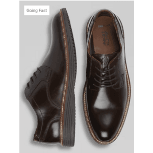 Johnston & Murphy Hodges Leather Plain Toe Oxfords (Black or Brown) $34 + Free Shipping
