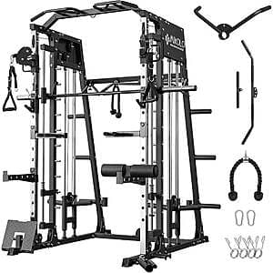 Mikolo M4 Smith Machine Home Gym w/ Power Rack Cage/Attachments (2200 Lbs.) $690 + Free S/H