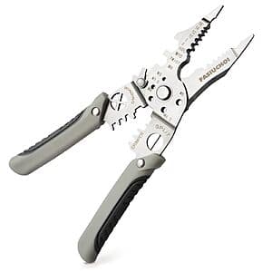 9‑in‑1 FASIUCHOI Multi‑Function Adjustable Wire Stripper, Cutter & Crimping Tool $5.85