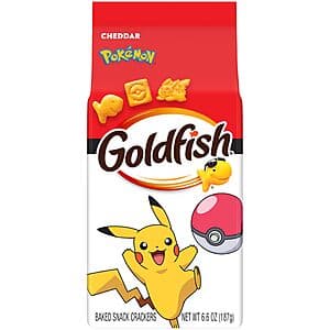 Select Accounts: 6.6-Ounce Goldfish Pokémon Cheddar Cheese Crackers $1.75 w/ S&S