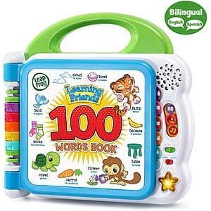 LeapFrog Learning Friends Electronic Learning Toy Book (100 Word or Animal Book) $12