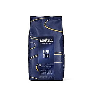 [S&S] $67.79: 6-Pack 2.2-Lb Lavazza Whole Bean Coffee Blend (Super Crema)