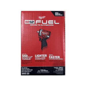 Milwaukee M12 Fuel 12V Brushless Cordless 1/2" Stubby Impact Wrench (Tool Only) $148.50 + Free S&H w/ Amazon Prime