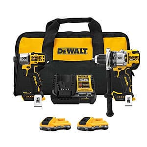 DeWALT 20V MAX XR Hammer Drill / Impact Kit w/ 2x 4Ah POWERPACK Batteries $299 + Free Shipping