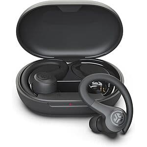 JLab Go Sport+ True Wireless Bluetooth Earbuds (Graphite) $19.90