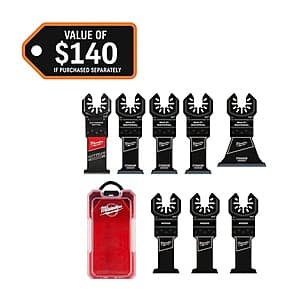 Select Home Depot Stores: 8-Piece Milwaukee Oscillating Multi-Tool Blade Set $35.90 (In-Store Purchase Only)