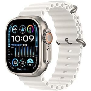 Refurb/Excellent: 49mm Apple Watch Ultra 2 GPS + Cellular Smartwatch (Titanium/White) $455 + Free Shipping