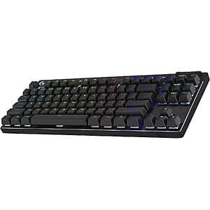 Prime: Logitech G PRO X 60% Wireless Gaming Keyboard (Tactile Switches) $90.25 + Free S&H