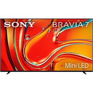 65" Sony BRAVIA 7 Mini LED 4K QLED LCD Smart TV (2024) $1138 + Free Shipping