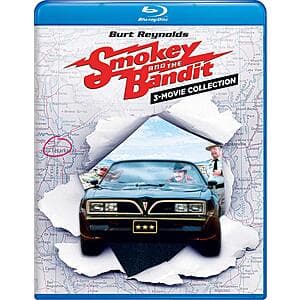 Smokey and the Bandit 3-Movie Collection Blu-ray case showing the trilogy of films.