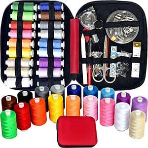 Le Paon Portable Sewing Kit w/ Case (Red) $5
