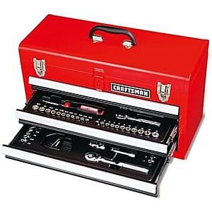 104-Piece Craftsman 1/4" & 3/8" Drive SAE Mechanics Tool Set $80 + Free Shipping