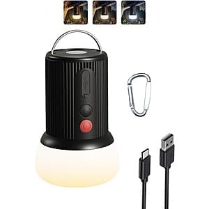 EZVALO 6000mAh LED Rechargeable Camping Lantern $8.40
