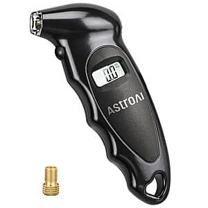 Prime Members: AstroAI Digital 0-150 PSI Tire Pressure Gauge w/ Presta Valve Adaptor $4 + Free Shipping