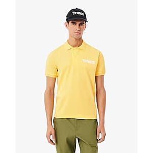Lacoste apparel and accessories collection featuring men's, women's, and kids' clothing items.
