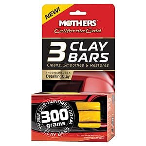 3-Pk 100-Gram Mothers California Gold Clay Bars $12