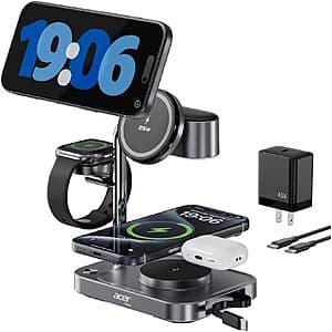 Acer 6-in-1 up to 25W Wireless Fast Charging Station $45.50 + Free S&H