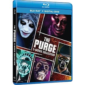 The Purge: 5-Movie Collection (Blu-ray + Digital HD) $13