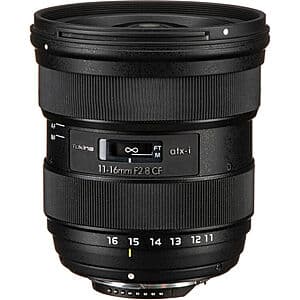 Tokina atx-i 11-16mm f/2.8 CF Lens for Nikon F $149 + Free S&H