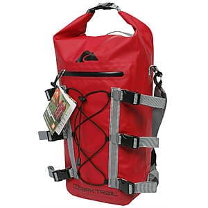 Ozark Trail 20L Spring River Waterproof Roll Top Backpack (Red) $10