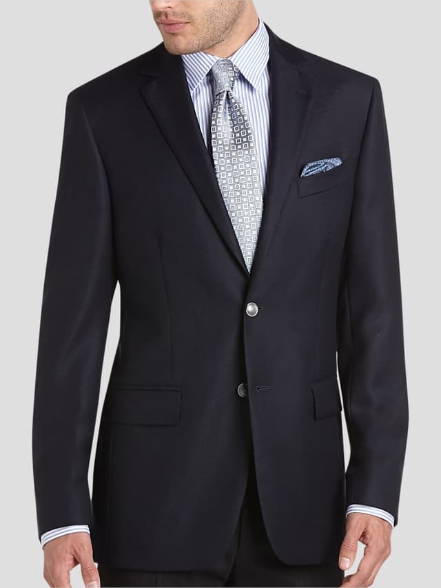 Joseph Abboud Modern Fit 100% Wool Blazer (Black or Navy, Limited Sizes) $42.50 + Free S/H