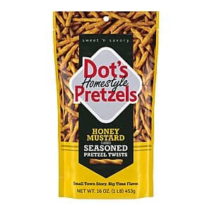 Select Accounts: 16-Oz Dot's Homestyle Pretzels (various flavors) from $4.20 w/ Subscribe & Save