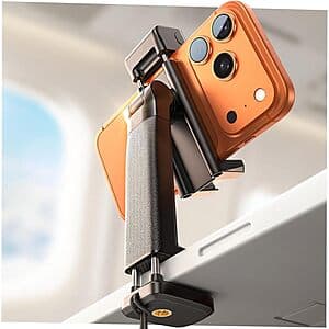 Prime Members: LISEN Airplane Phone Holder w/ LED Light $8 + Free Shipping