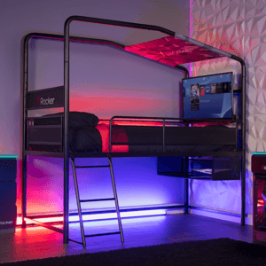 X Rocker Contra Mid-Sleeper Twin Gaming Bed with TV Mount $148 + Free Shipping