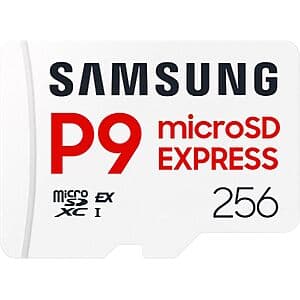 256GB Samsung P9 Express microSD Express Card $48 + Free S&H