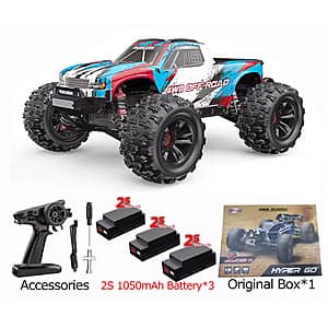 MJX 16208 Hyper Go 1/16 Brushless 4WD RTR RC Truck w/ 3 Batteries $73.35 & More + Free Shipping