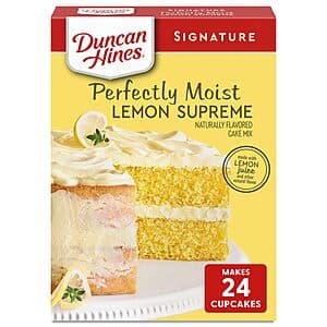 Select Accounts: 15.25-Oz Duncan Hines Signature Lemon Supreme Cake Mix $0.85 w/ S&S