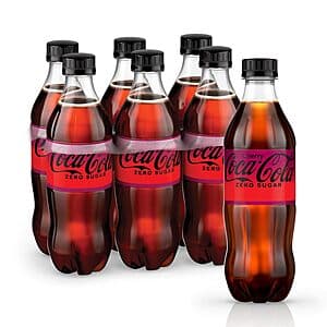 6-Pack 16.9-fl-oz Coca-Cola Zero Sugar Cherry Diet Soda Soft Drink $3.60 w/ Subscribe & Save