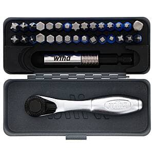 32-Piece Wiha TerminatorBlue 1/4" x 1" Impact Driver Bit Set $25 + Free Shipping