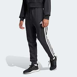 adidas Men's Essential 3-Stripes French Terry Pants (Beige/White or Black/White) $12.50 + Free Shipping