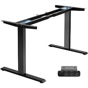 TOPSKY Dual Motor Electric Height-Adjustable Standing Desk Frame $111.40 + Free Shipping