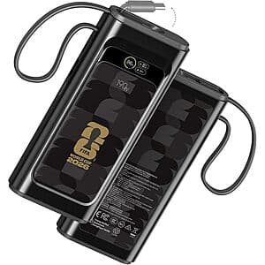 20000mAh Wagon International 3-Port up to 190W Power Bank $40 + Free S&H