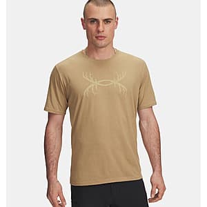UA Antler Logo Men's T-Shirt (Camel / Khaki Base) $8.50 + Free Shipping