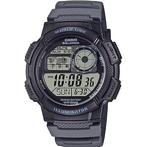 45mm Casio AE-1000W Series Digital Illuminator Men's Resin Watch $23.95