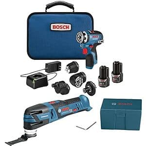Bosch 12V Max Chameleon Drill/Driver & Oscillating Multi-Tool Combo Kit $149 + Free Shipping